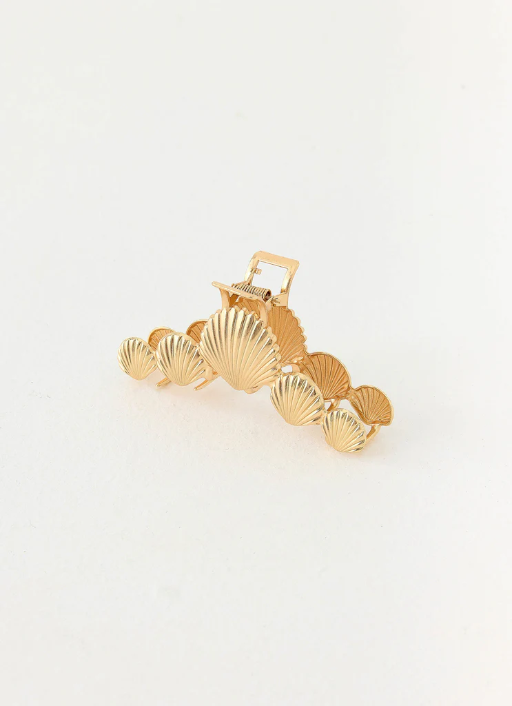 Chill Tides Claw Clip – Gold Chill Tides Claw Clip - Gold