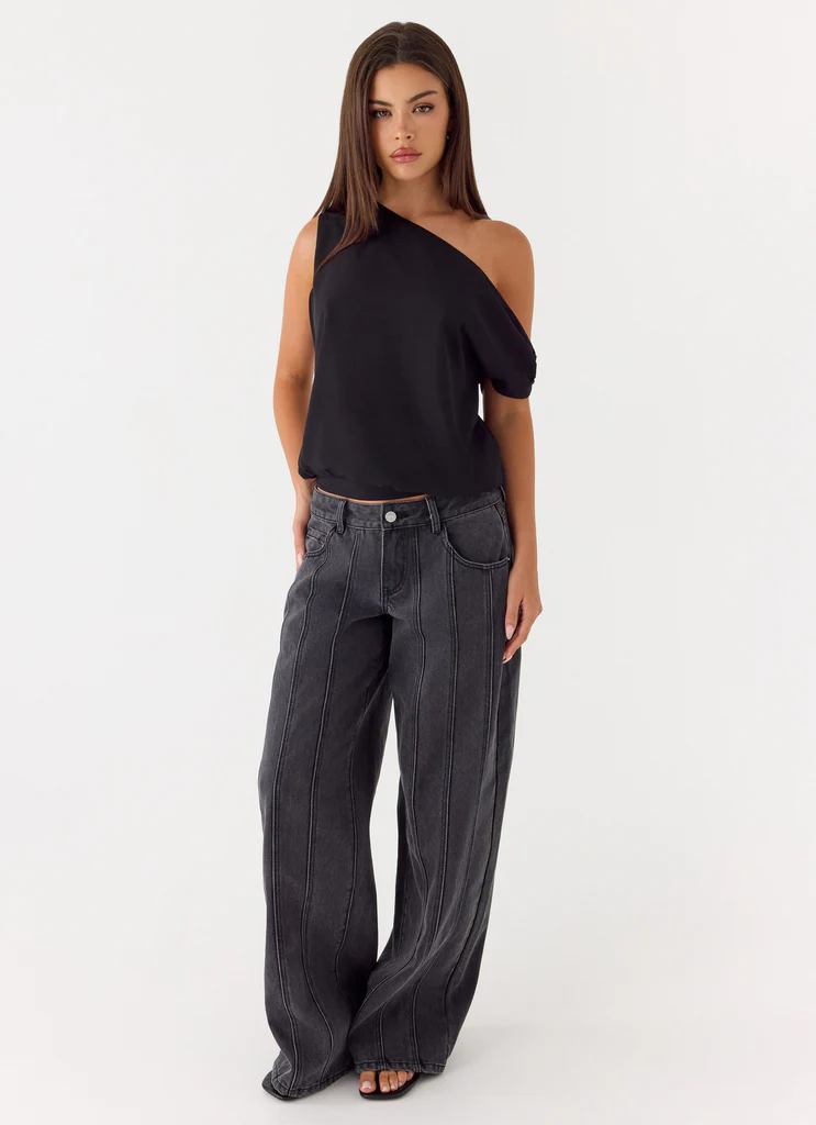 Stick Around Top - Black