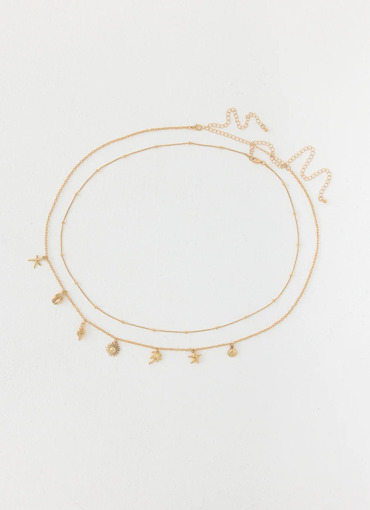 Ciao Charm Belly Chain - Gold