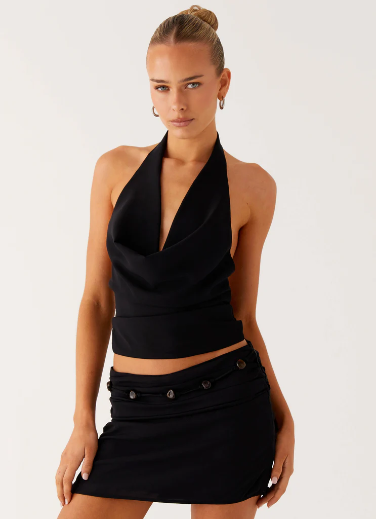 Elice Mini Skirt - Black