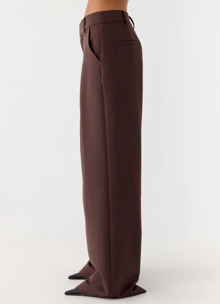Sora Low Rise Pant - Dark Chocolate