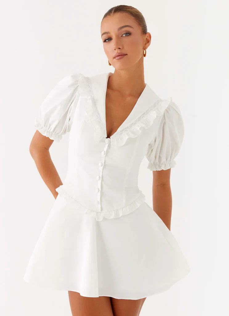 Seana Mini Dress - White