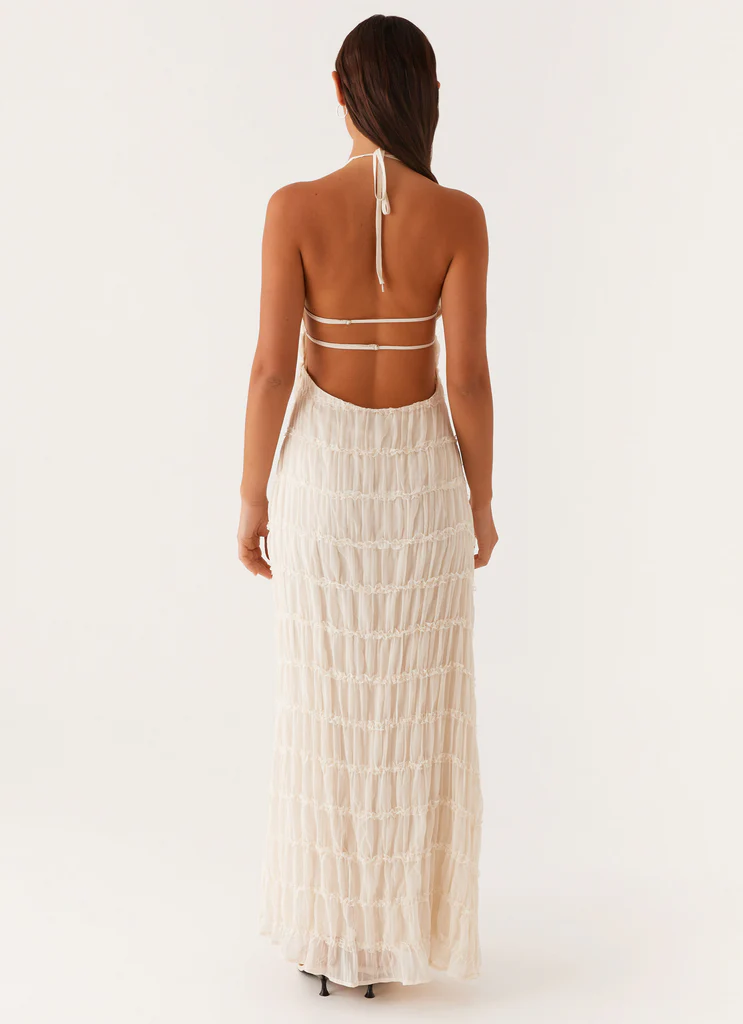 Aullie Maxi Dress - Ivory