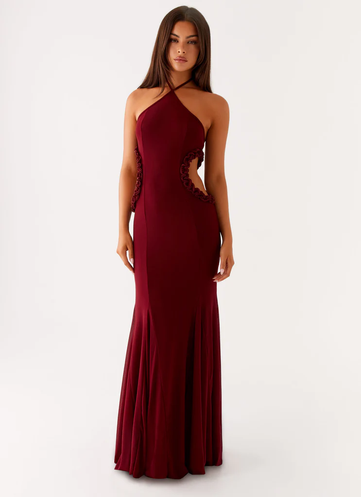 Jemima Maxi Dress – Raspberry Wine Jemima Maxi Dress - Raspberry Wine