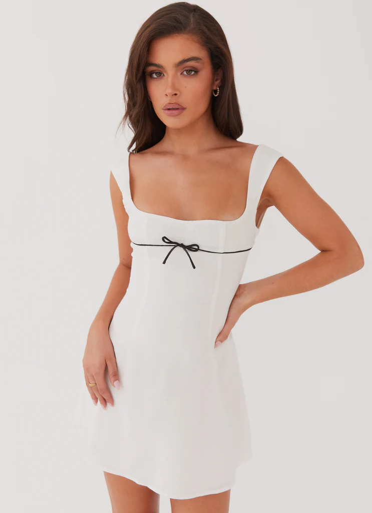 Cadence Mini Dress – White Cadence Mini Dress - White