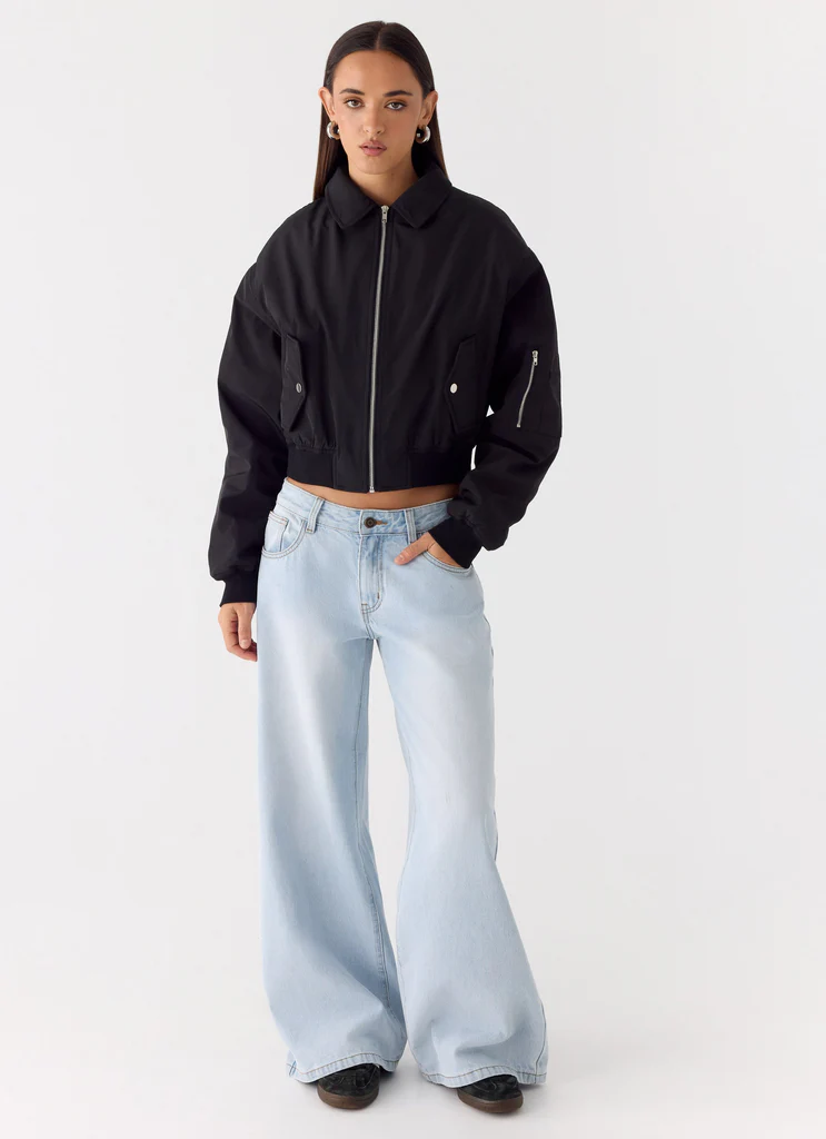 Jameson Bomber Jacket - Black