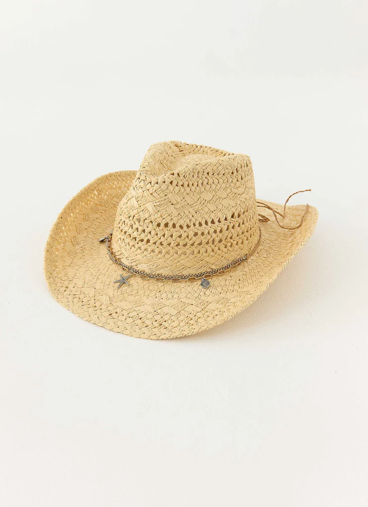 Late Checkout Cowboy Hat - Natural