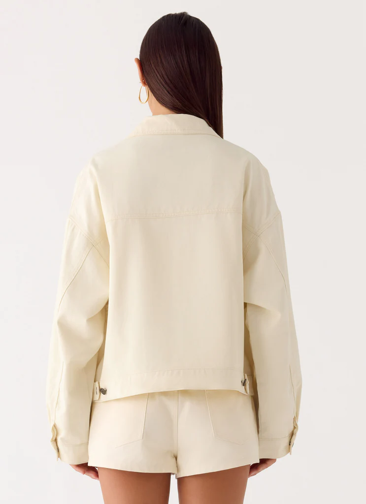 Lewis Drill Jacket - Ivory