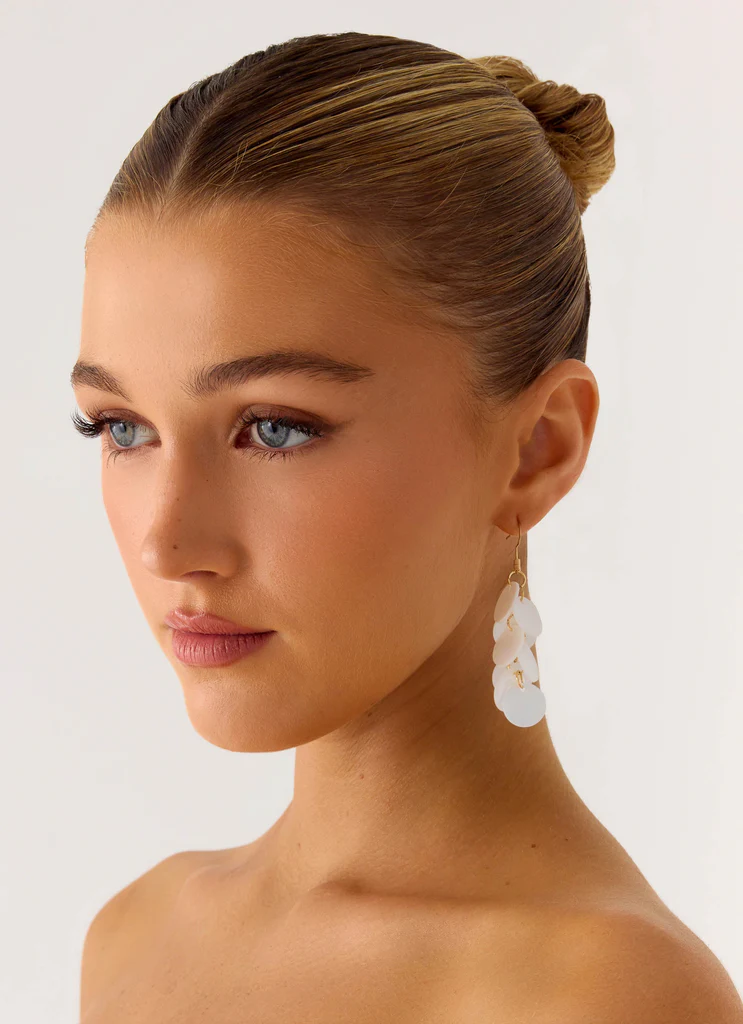Cascade Earrings - Ivory