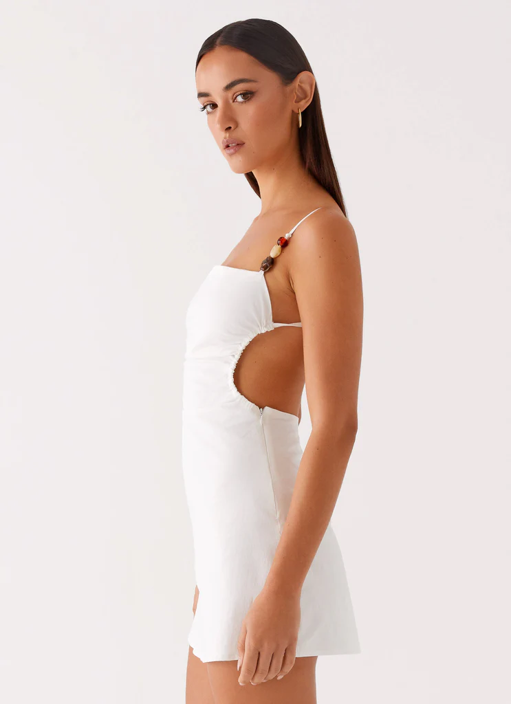 Marlon Mini Dress – White Marlon Mini Dress - White