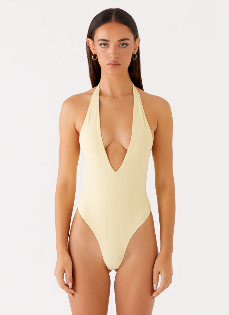 Delia One Piece Swimsuit - Yellow