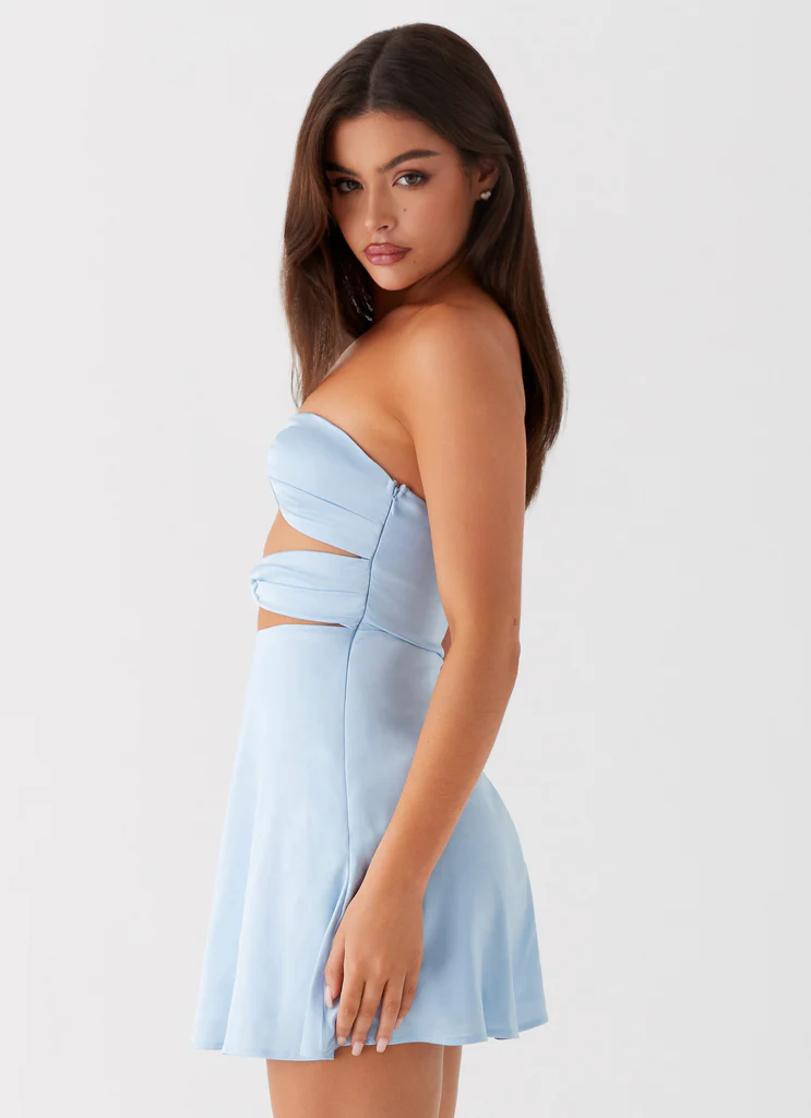 Tianna Mini Dress – Ice Blue Tianna Mini Dress - Ice Blue