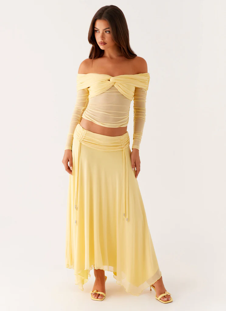 Kirrabilli Midi Skirt – Yellow Kirrabilli Midi Skirt - Yellow