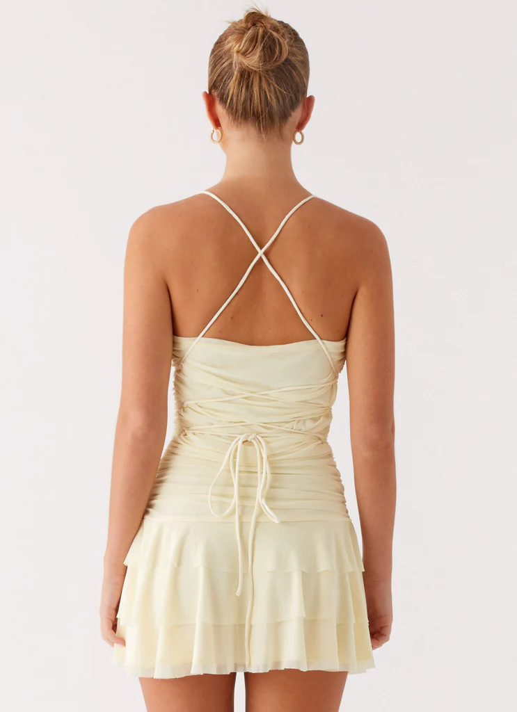 Emily Mini Dress – Yellow Emily Mini Dress - Yellow