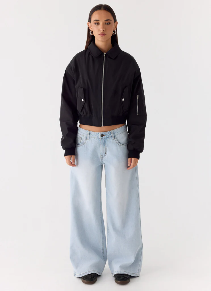 Jameson Bomber Jacket - Black