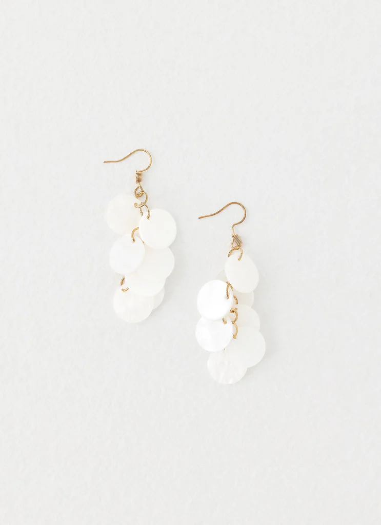 Cascade Earrings - Ivory