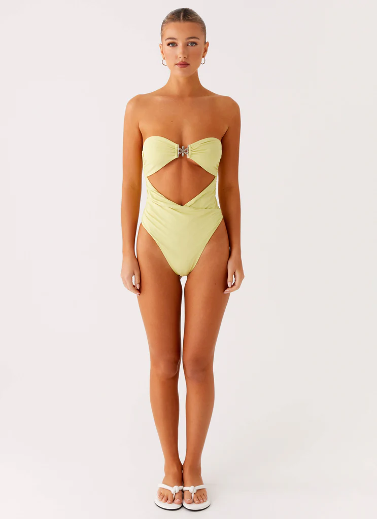 Ocean Tempest One Piece Swimsuit - Lime