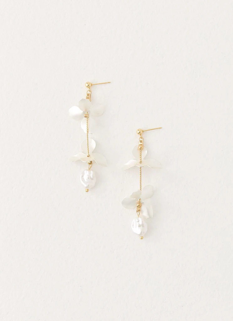 Costa Aura Earrings – Pearl Costa Aura Earrings - Pearl