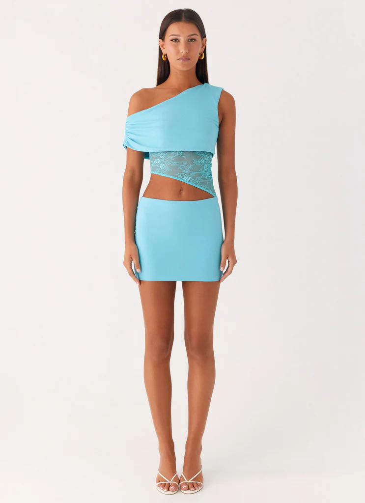 Love Motion Mini Dress - Aqua Blue
