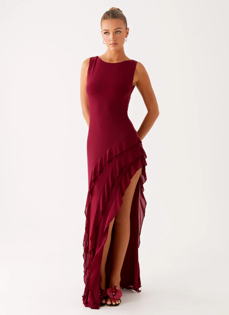 Hendrix Maxi Dress – Raspberry Wine Hendrix Maxi Dress - Raspberry Wine