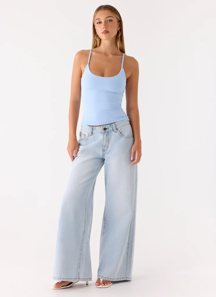 Blondie Tank Top - Blue