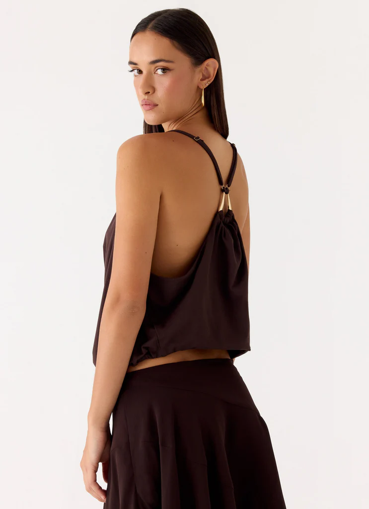Yaz Top – Chocolate Plum Yaz Top - Chocolate Plum