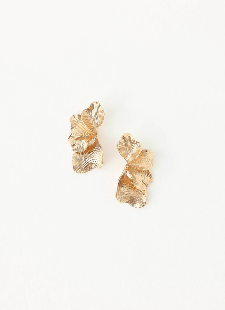 Bloomline Earrings - Gold