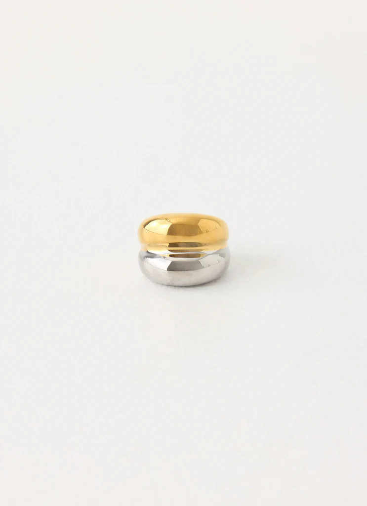 Hushed Tone Ring - Gold/Silver