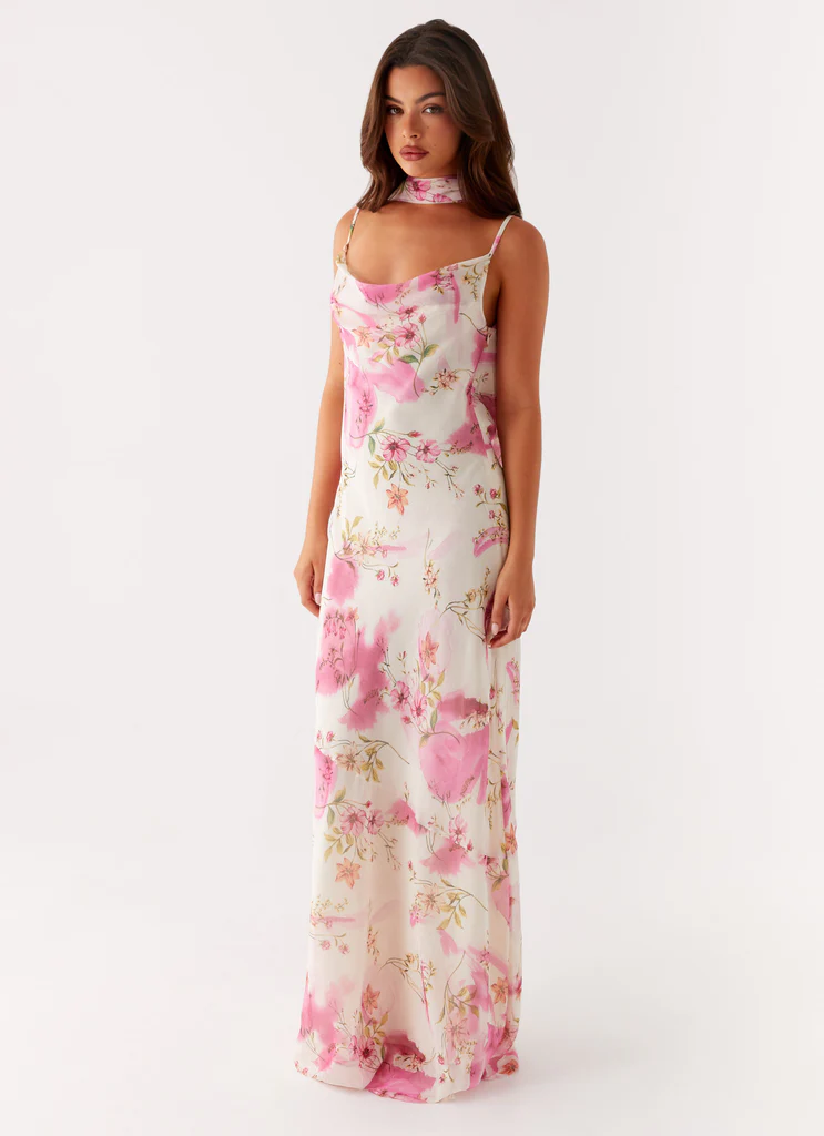 Spencer Maxi Dress – Ivory Floral Print Spencer Maxi Dress - Ivory Floral Print