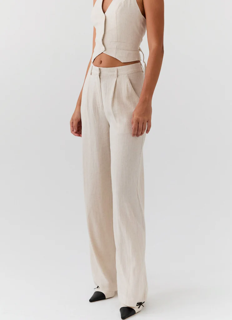 Heatwave Linen Pants – Oatmeal Heatwave Linen Pants - Oatmeal