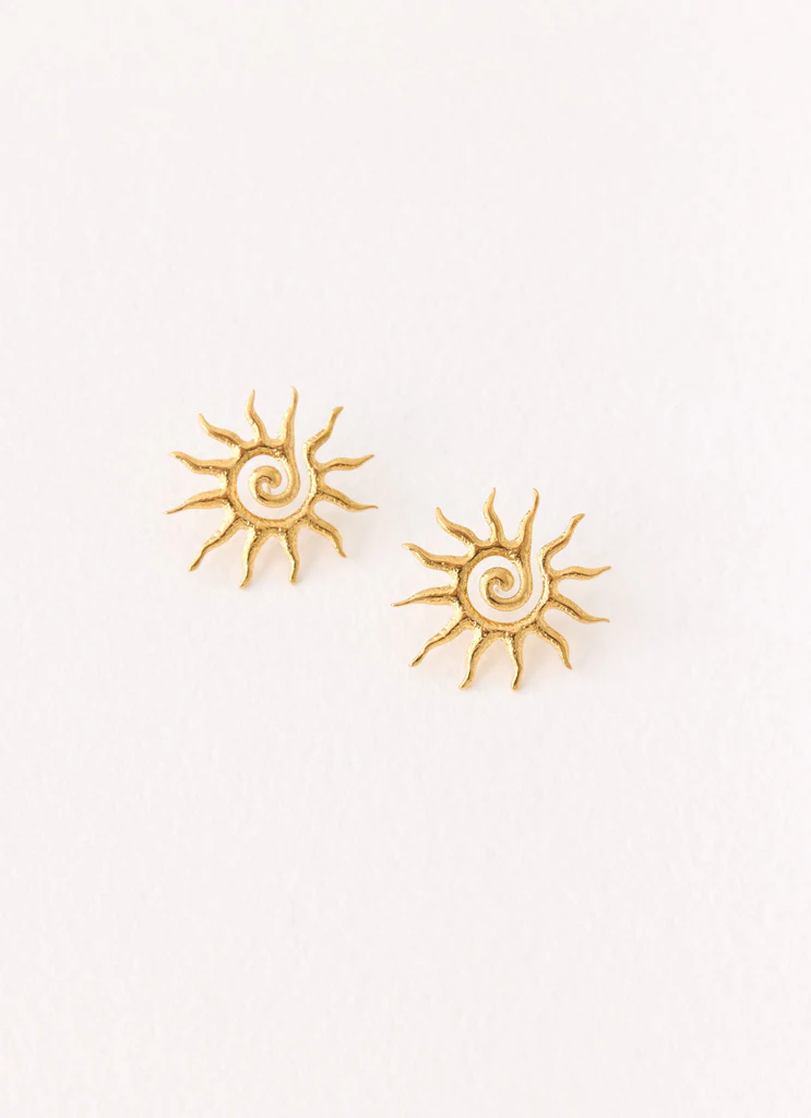 Solaris Earrings - Gold
