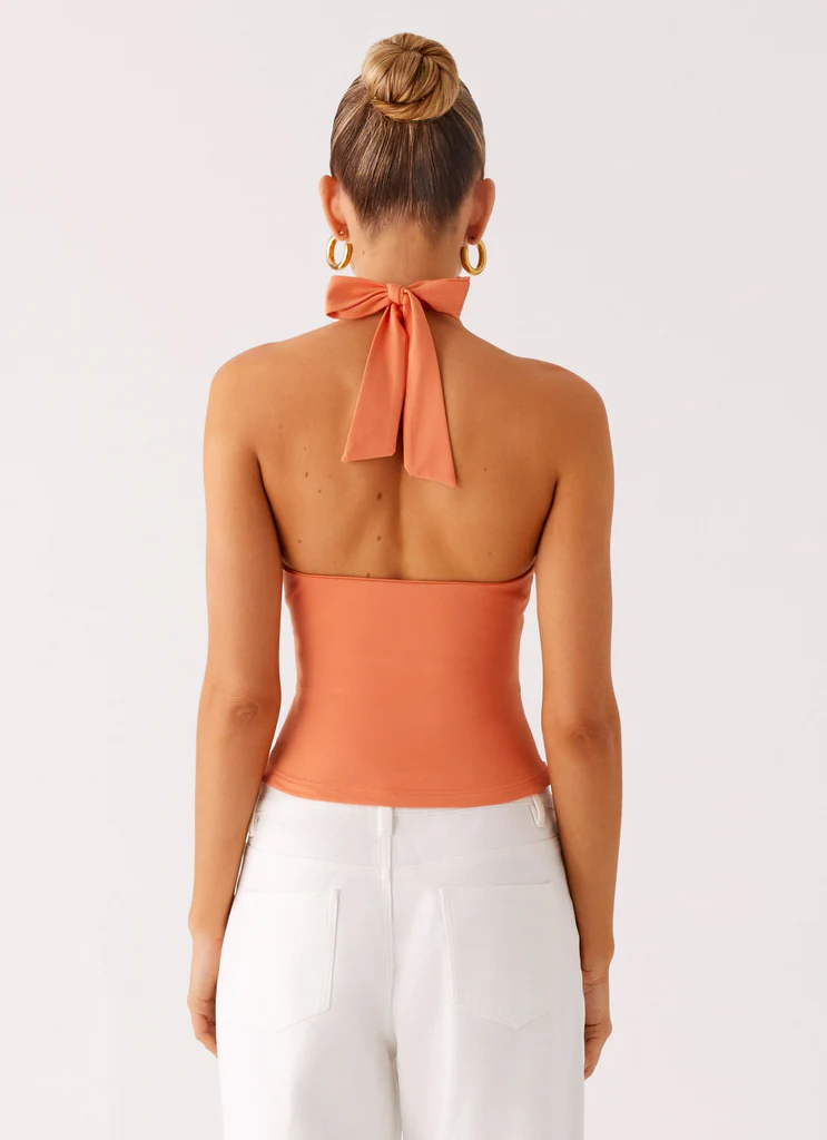 Kirra Halter Top – Peach Kirra Halter Top - Peach