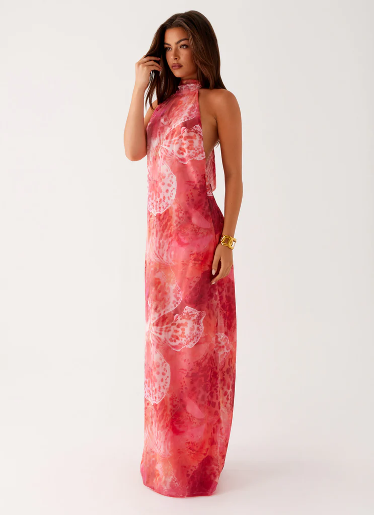 California Maxi Dress – Flamingo Fling California Maxi Dress - Flamingo Fling
