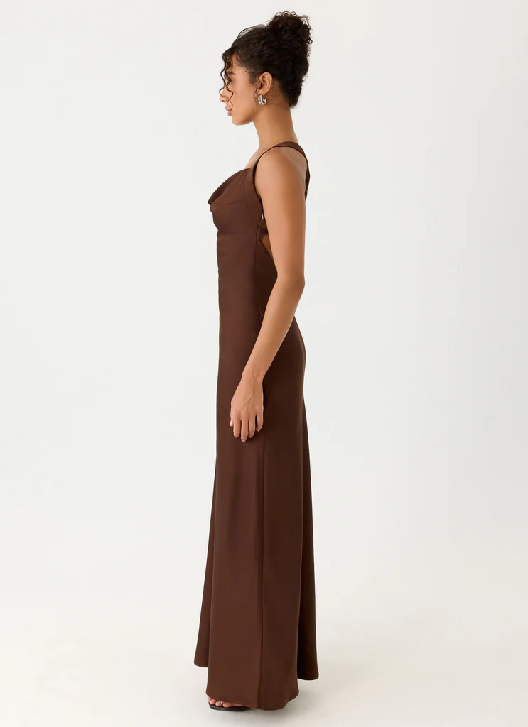 Zandie Maxi Dress - Chocolate Torte