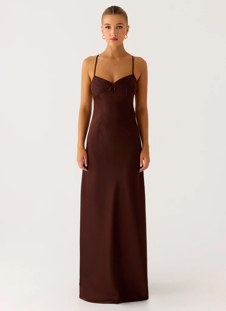 Joanie Maxi Dress - Chocolate