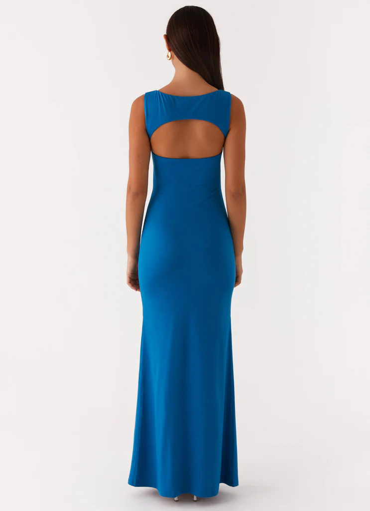 Lagoon Cut Out Maxi Dress – Royal Blue Lagoon Cut Out Maxi Dress - Royal Blue