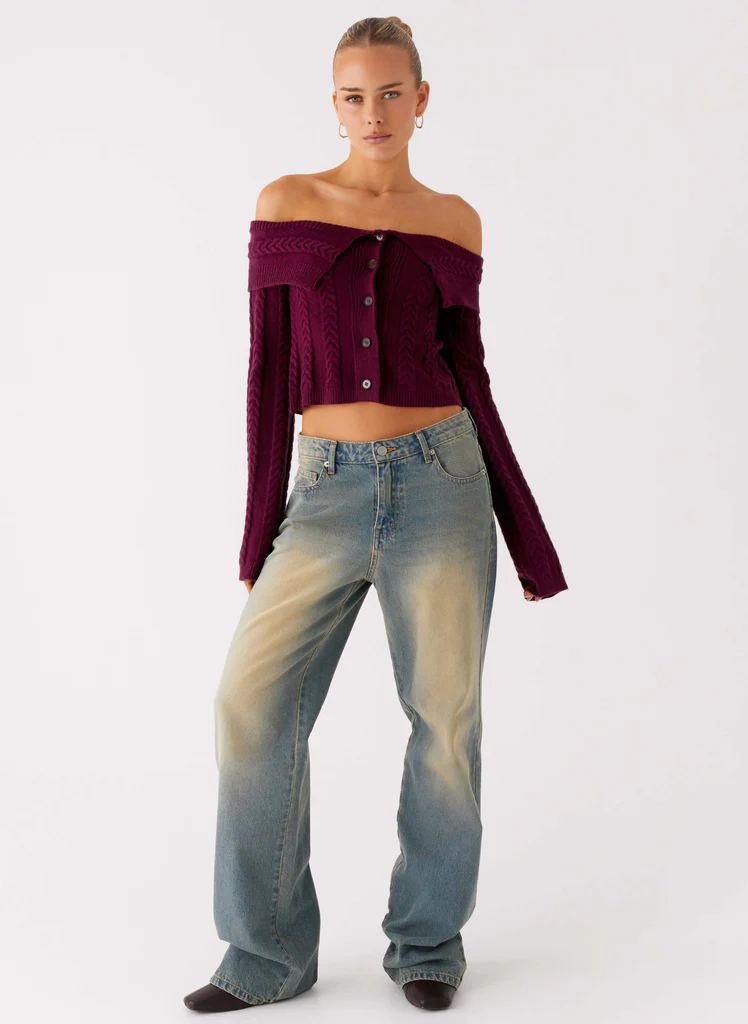 San Diego Straight Leg Denim Jeans - Blue Wash