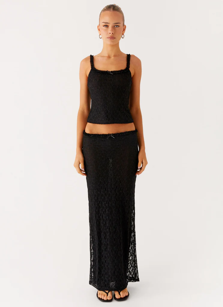 Ophira Maxi Skirt - Black