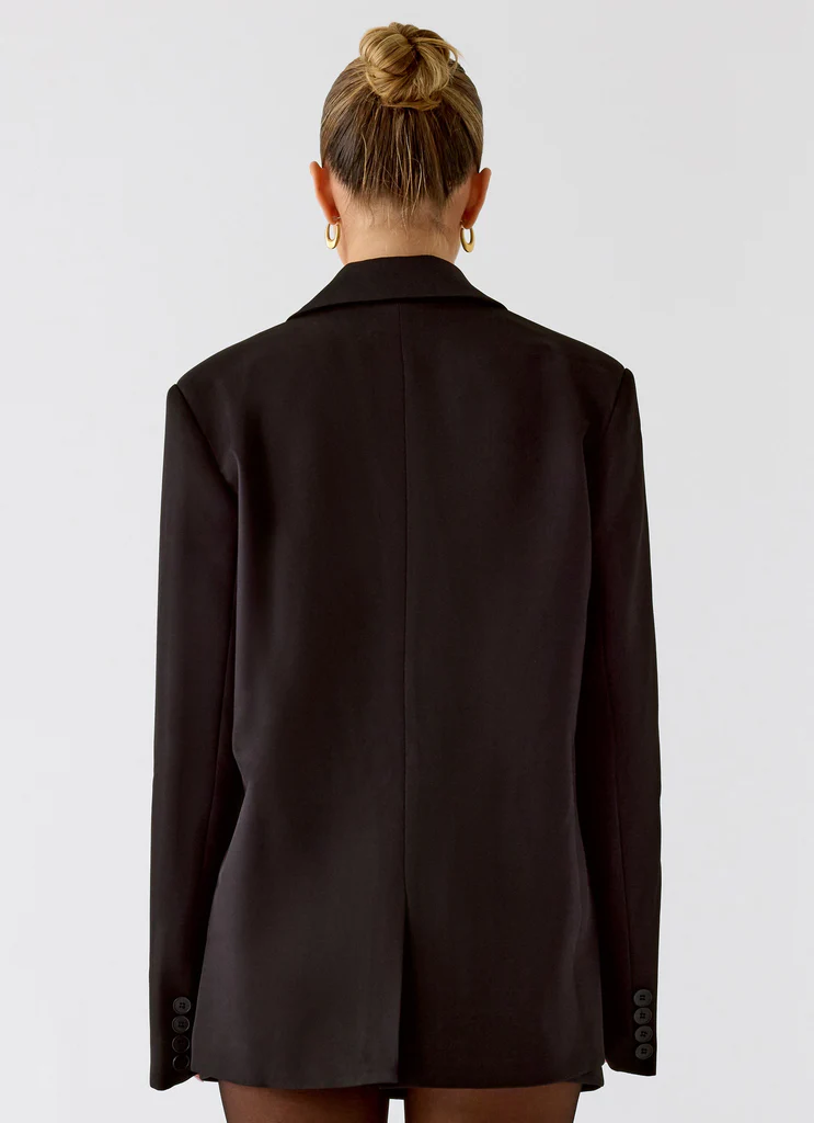 Kingston Oversized Blazer - Black