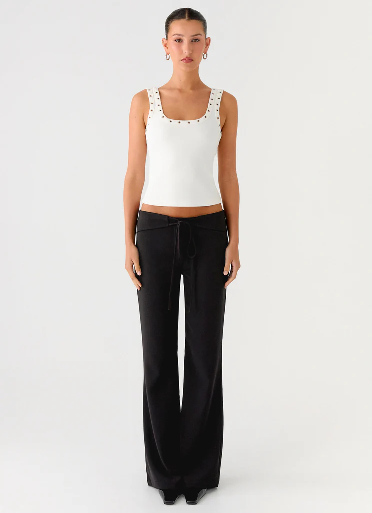 Miliani Eyelet Top - White
