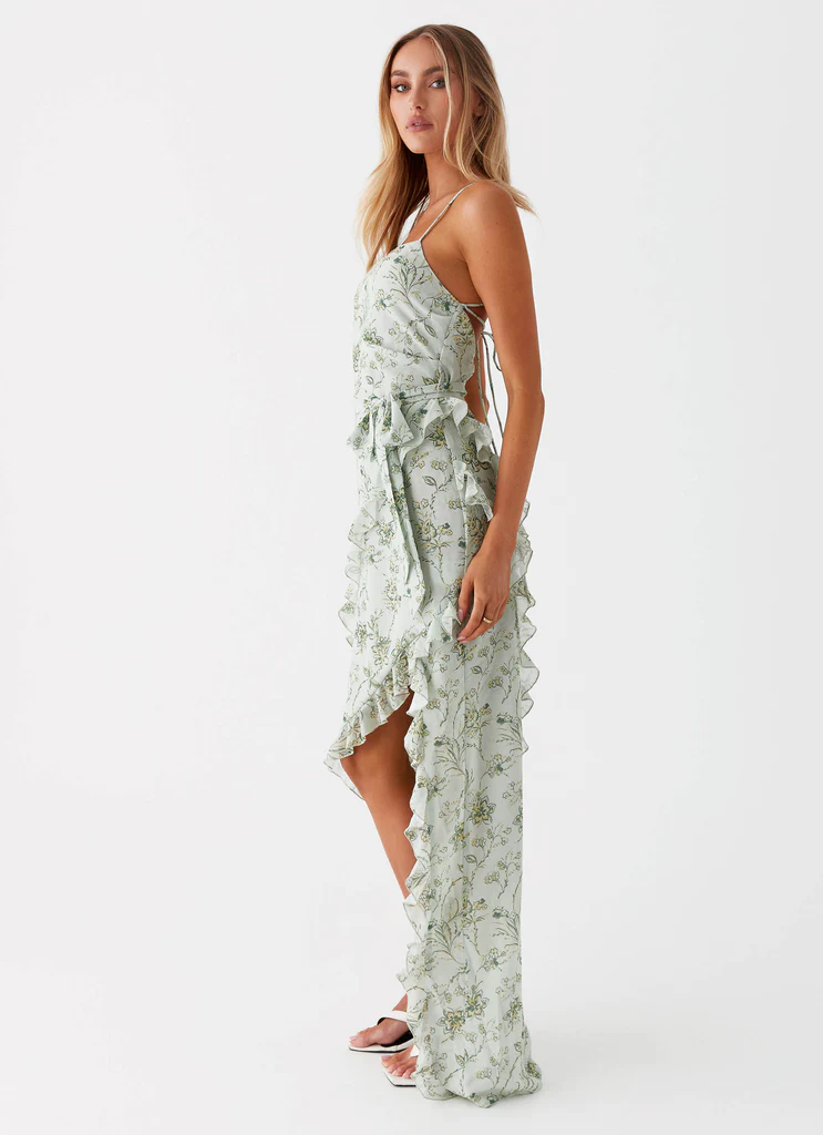 Sweet Serenity Maxi Dress – Sage Floral Sweet Serenity Maxi Dress - Sage Floral