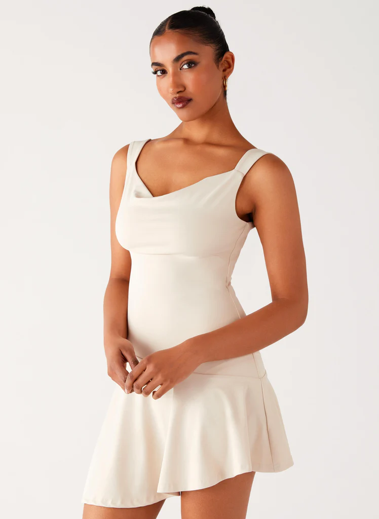 Dune Whisper Mini Dress – Ivory Dune Whisper Mini Dress - Ivory
