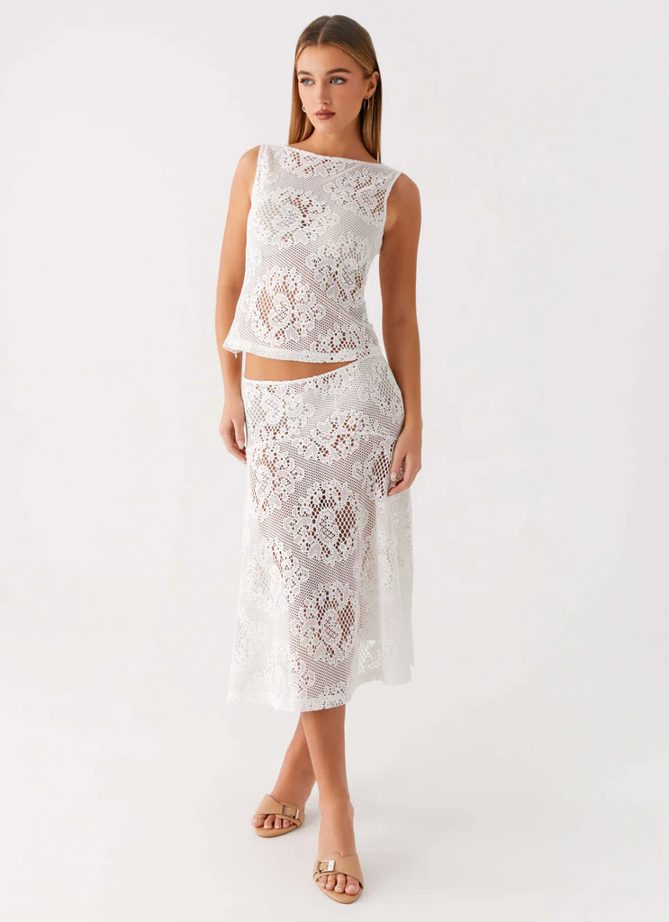 Virelle Lace Top - Ivory