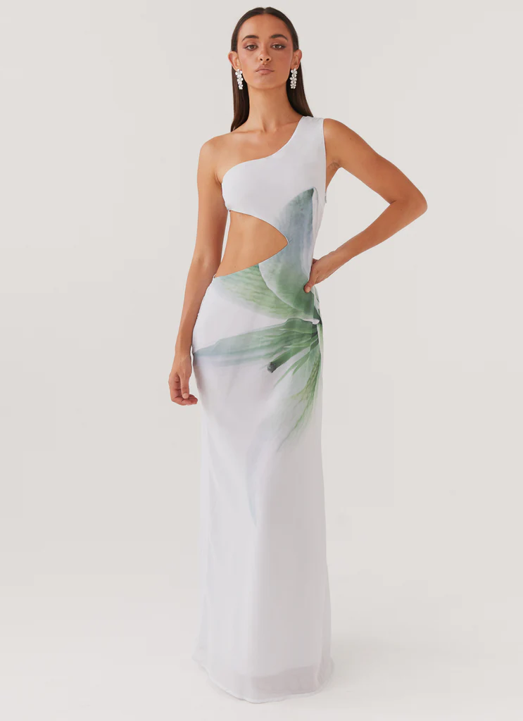Palomino Palms Maxi Dress - Dahlia Ash