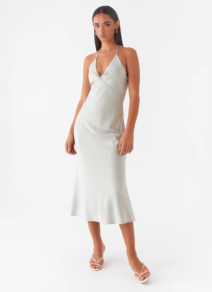High Note Midi Dress – Sage High Note Midi Dress - Sage