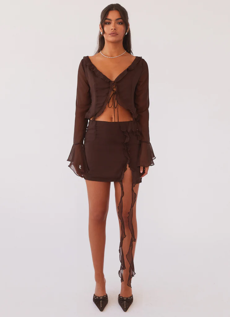 My Favourite Part Mini Skirt – Dark Mocha My Favourite Part Mini Skirt - Dark Mocha