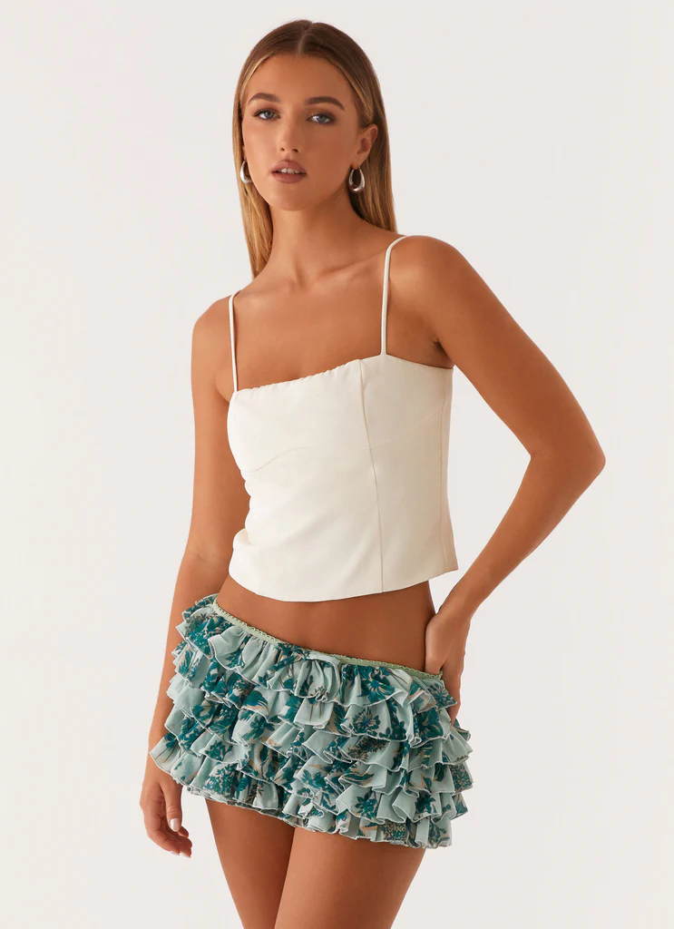 Entertain Me Bloomer Shorts – Cloud Nine Floral Entertain Me Bloomer Shorts - Cloud Nine Floral