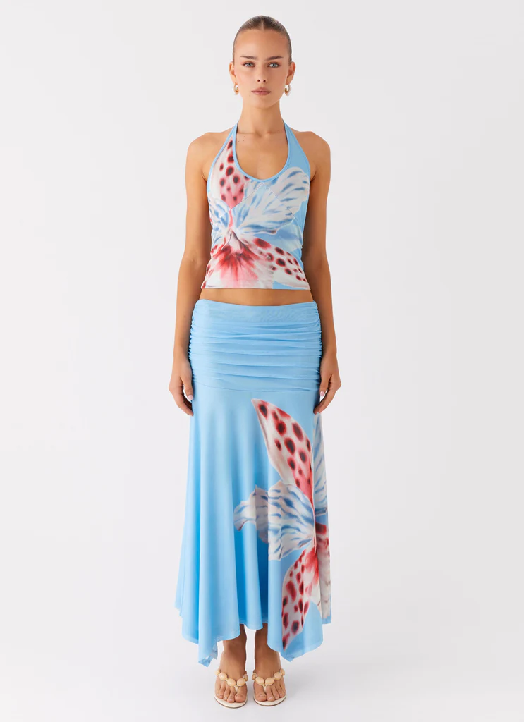 Bernie Halter Top - Deep Sea Bloom