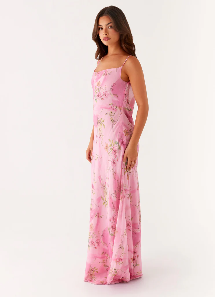 Orlando Maxi Dress – Pink Floral Print Orlando Maxi Dress - Pink Floral Print