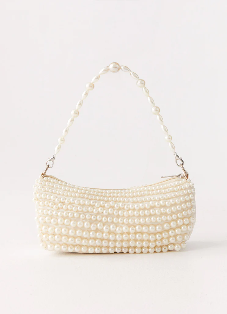 Sunkissed Story Shoulder Bag - Pearl
